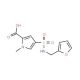 4-{[(2-furylmethyl)amino]sulfonyl}-1-methyl-1H-pyrrole-2-carboxylic acid - chemical structure image