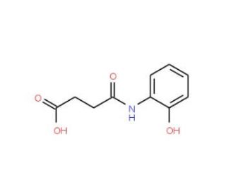 4-[(2-hydroxyphenyl)amino]-4-oxobutanoic acid (CAS 76475-61-1) - chemical structure image