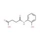 4-[(2-hydroxyphenyl)amino]-4-oxobutanoic acid (CAS 76475-61-1) - chemical structure image