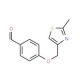 4-[(2-methyl-1,3-thiazol-4-yl)methoxy]benzaldehyde - chemical structure image