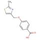 4-[(2-methyl-1,3-thiazol-4-yl)methoxy]benzoic acid - chemical structure image
