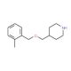 4-{[(2-Methylbenzyl)oxy]methyl}piperidine - chemical structure image