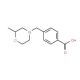 4-[(2-methylmorpholin-4-yl)methyl]benzoic acid - chemical structure image