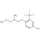 4-[(2-Methylpentyl)oxy]-3-(trifluoromethyl)aniline - chemical structure image
