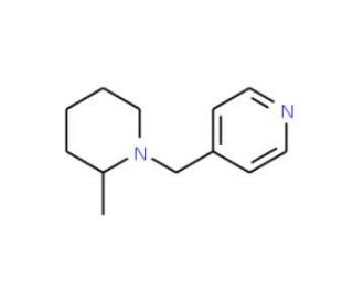 4-[(2-methylpiperidin-1-yl)methyl]pyridine - chemical structure image