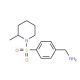 {4-[(2-methylpiperidine-1-)sulfonyl]phenyl}methanamine (CAS 953718-55-3) - chemical structure image