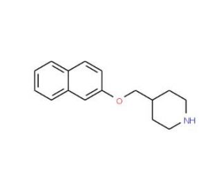 4-[(2-Naphthyloxy)methyl]piperidine - chemical structure image