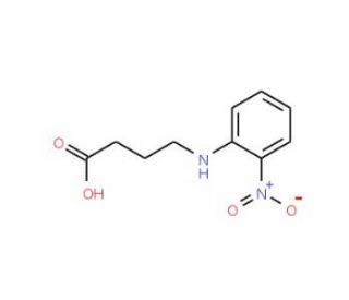 4-[(2-nitrophenyl)amino]butanoic acid (CAS 56636-90-9) - chemical structure image