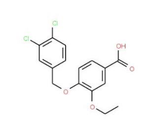 4-[(3,4-Dichlorobenzyl)oxy]-3-ethoxybenzoic acid - chemical structure image