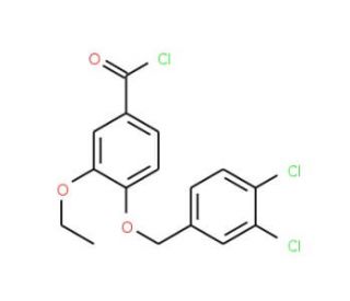 4-[(3,4-dichlorobenzyl)oxy]-3-ethoxybenzoyl chloride - chemical structure image