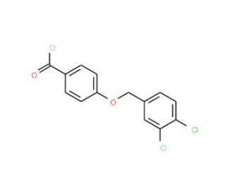 4-[(3,4-dichlorobenzyl)oxy]benzoyl chloride - chemical structure image