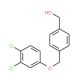 {4-[(3,4-Dichlorophenoxy)methyl]phenyl}methanol (CAS 1017782-50-1) - chemical structure image