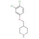 4-[(3,4-Dichlorophenoxy)methyl]piperidine - chemical structure image