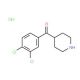 4-[(3,4-dichlorophenyl)carbonyl]piperidine hydrochloride - chemical structure image