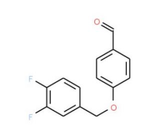 4-[(3,4-Difluorobenzyl)oxy]benzenecarbaldehyde - chemical structure image