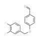 4-[(3,4-Difluorobenzyl)oxy]benzenecarbaldehyde - chemical structure image