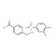 4-({[(3,4-dimethylphenyl)sulfonyl]amino}methyl)benzoic acid - chemical structure image