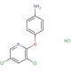 4-[(3,5-dichloropyridin-2-yl)oxy]aniline hydrochloride - chemical structure image