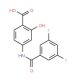 4-[(3,5-difluorobenzene)amido]-2-hydroxybenzoic acid - chemical structure image