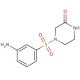 4-[(3-aminophenyl)sulfonyl]piperazin-2-one - chemical structure image