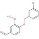 4-[(3-Bromobenzyl)oxy]-3-methoxybenzaldehyde - chemical structure image