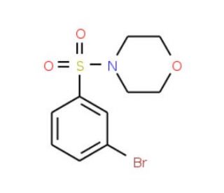 4-[(3-Bromophenyl)sulphonyl]morpholine (CAS 871269-13-5) - chemical structure image