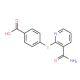 4-[(3-carbamoylpyridin-2-yl)sulfanyl]benzoic acid - chemical structure image