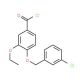 4-[(3-chlorobenzyl)oxy]-3-ethoxybenzoyl chloride - chemical structure image