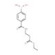 4-[(3-Ethoxy-3-oxopropyl)carbamoyl]benzeneboronic acid (CAS 850568-19-3) - chemical structure image