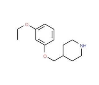 4-[(3-Ethoxyphenoxy)methyl]piperidine - chemical structure image