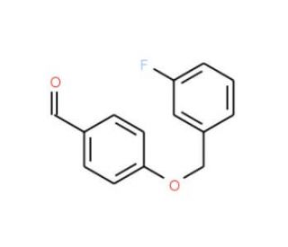 4-[(3-fluorobenzyl)oxy]benzaldehyde (CAS 66742-57-2) - chemical structure image