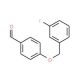 4-[(3-fluorobenzyl)oxy]benzaldehyde (CAS 66742-57-2) - chemical structure image