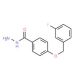 4-[(3-Fluorobenzyl)oxy]benzenecarbohydrazide (CAS 886361-23-5) - chemical structure image