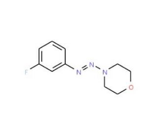 4-[(3-Fluorophenyl)azo]-morpholine (CAS 883542-75-4) - chemical structure image