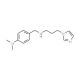 {4-[(3-Imidazol-1-yl-propylamino)-methyl]-phenyl}-dimethyl-amine - chemical structure image