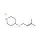 4-[(3-Methyl-2-butenyl)oxy]piperidinehydrochloride - chemical structure image