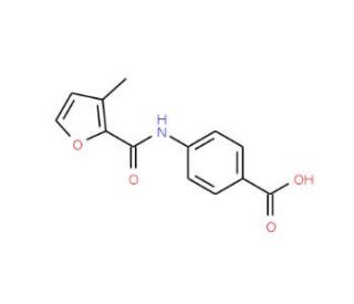 4-[(3-Methyl-2-furoyl)amino]benzoic acid - chemical structure image