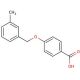 4-[(3-Methylbenzyl)oxy]benzoic acid (CAS 860595-88-6) - chemical structure image