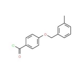4-[(3-methylbenzyl)oxy]benzoyl chloride - chemical structure image