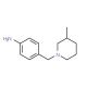4-[(3-methylpiperidin-1-yl)methyl]aniline - chemical structure image