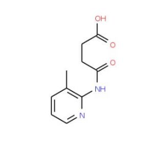4-[(3-Methylpyridin-2-yl)amino]-4-oxobutanoic acid - chemical structure image