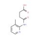 4-[(3-Methylpyridin-2-yl)amino]-4-oxobutanoic acid - chemical structure image
