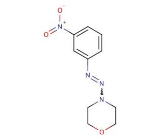 4-[(3-Nitrophenyl)azo]-morpholine (CAS 861095-37-6) - chemical structure image