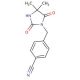 4-[(4,4-dimethyl-2,5-dioxoimidazolidin-1-yl)methyl]benzonitrile - chemical structure image