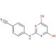 4-[(4,6-Dihydroxy-2-pyrimidinyl)amino]benzonitrile (CAS 374067-80-8) - chemical structure image