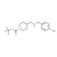 4-[(4-amino-benzylamino)-methyl]-piperidine-1-carboxylic acid tert-butyl ester (CAS 1189105-85-8) - chemical structure image