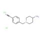 4-[(4-Aminopiperidin-1-yl)methyl]benzonitrile dihydrochloride - chemical structure image