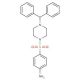 4-[(4-Benzhydryl-1-piperazinyl)sulfonyl]aniline (CAS 20127-97-3) - chemical structure image