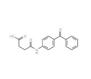 4-[(4-Benzoylphenyl)amino]-4-oxobutanoic acid - chemical structure image