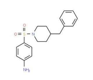 4-[(4-benzylpiperidin-1-yl)sulfonyl]aniline - chemical structure image